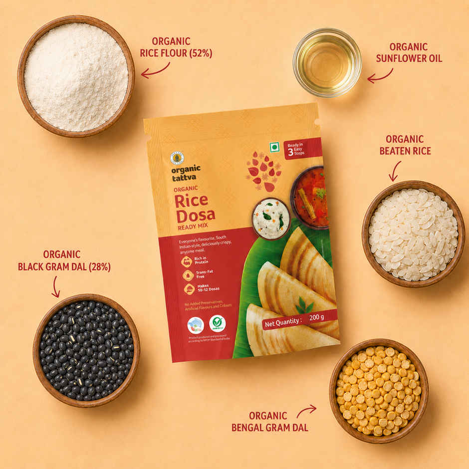 Organic Tattva Rice Dosa Ready Mix