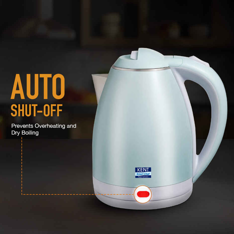 Kent Amaze Cool Touch Electric Kettle 1.8L 1500W - Plastic Outer & Stainless Steel Body Inside