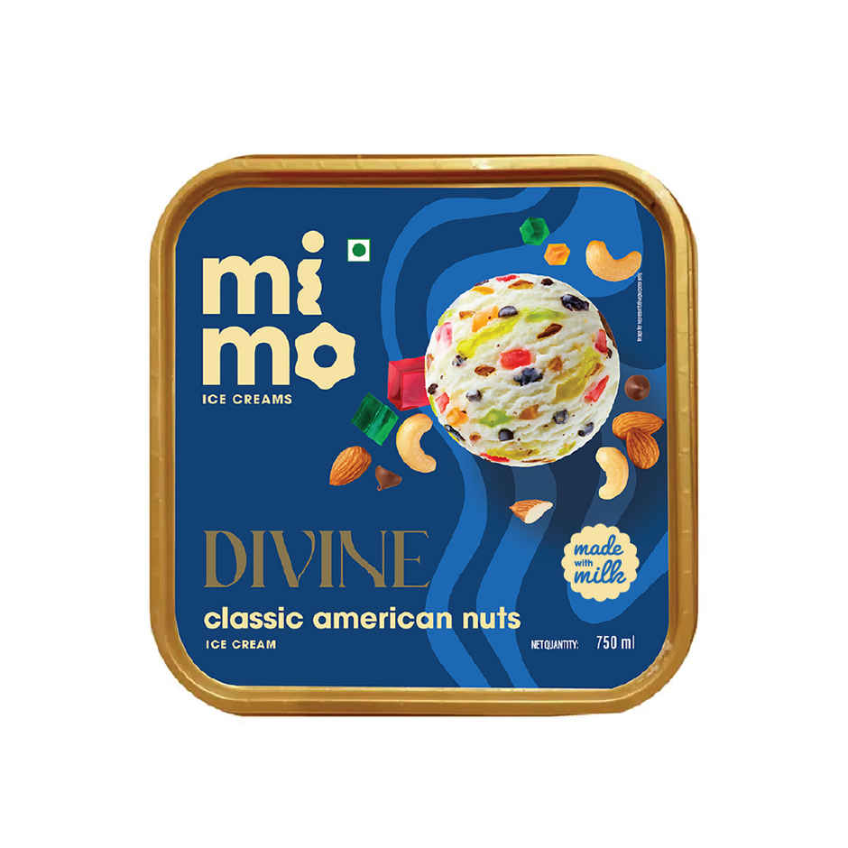 Mimo Classic American Nuts Divine Ice Cream Tub