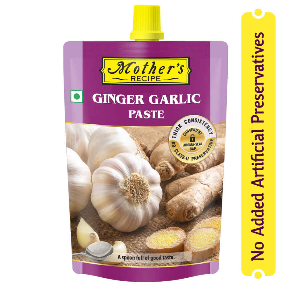 Mother's Recipe Ginger Garlic Paste | No Added Artificial Preservatives