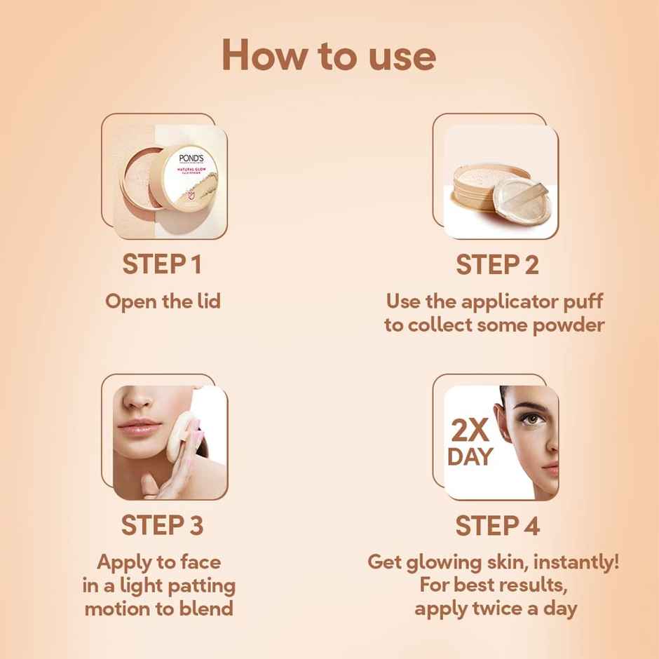 Pond's Natural Glow Face Powder Bb Glow