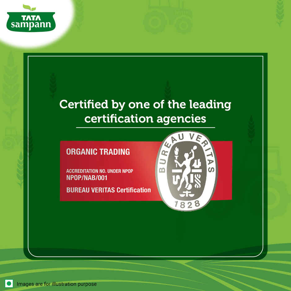 Tata Sampann Organic Unpolished Toor Dal (Arhar Dal)