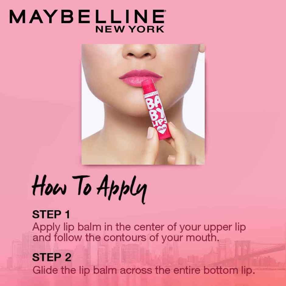 Maybelline New York Baby Lips Color Lip Balm with SPF 11 Up To 24H Moisture - Berry Crush