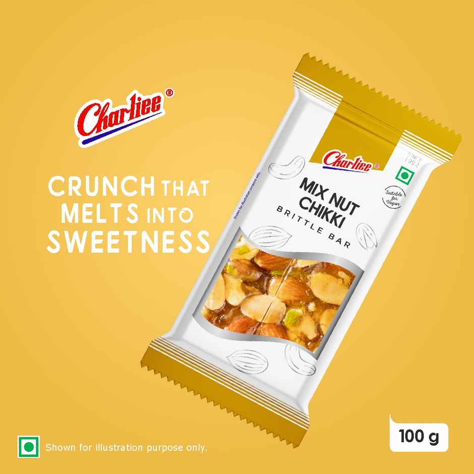 Charliee Mix Nut Chikki | Brittle Bar