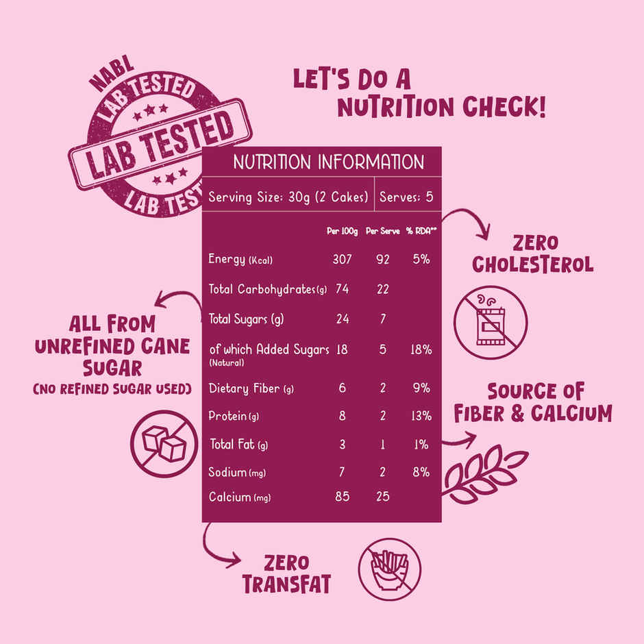 Gladful Strawberry Pancake Jowar and Oats Mix