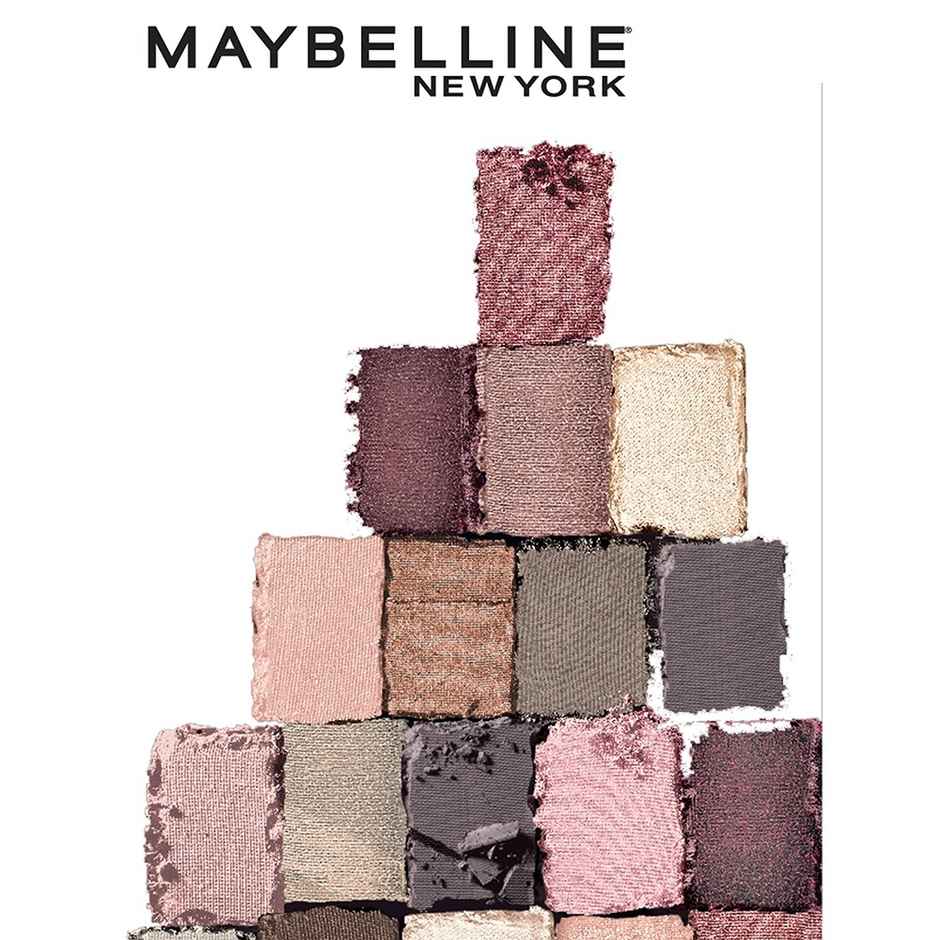 Maybelline New York The Blushed Nudes Eyeshadow Palette, 12 Highly Blendable Shades