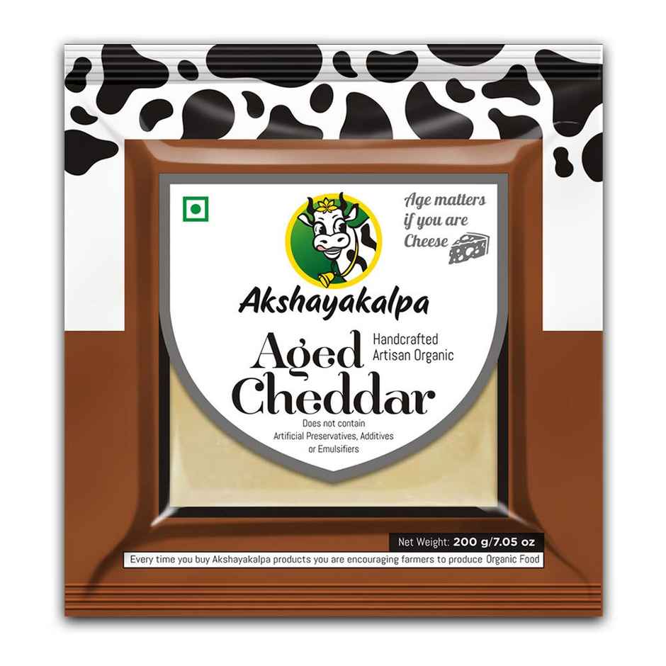 Akshayakalpa Organic Artisanal Aged Cheddar Cheese