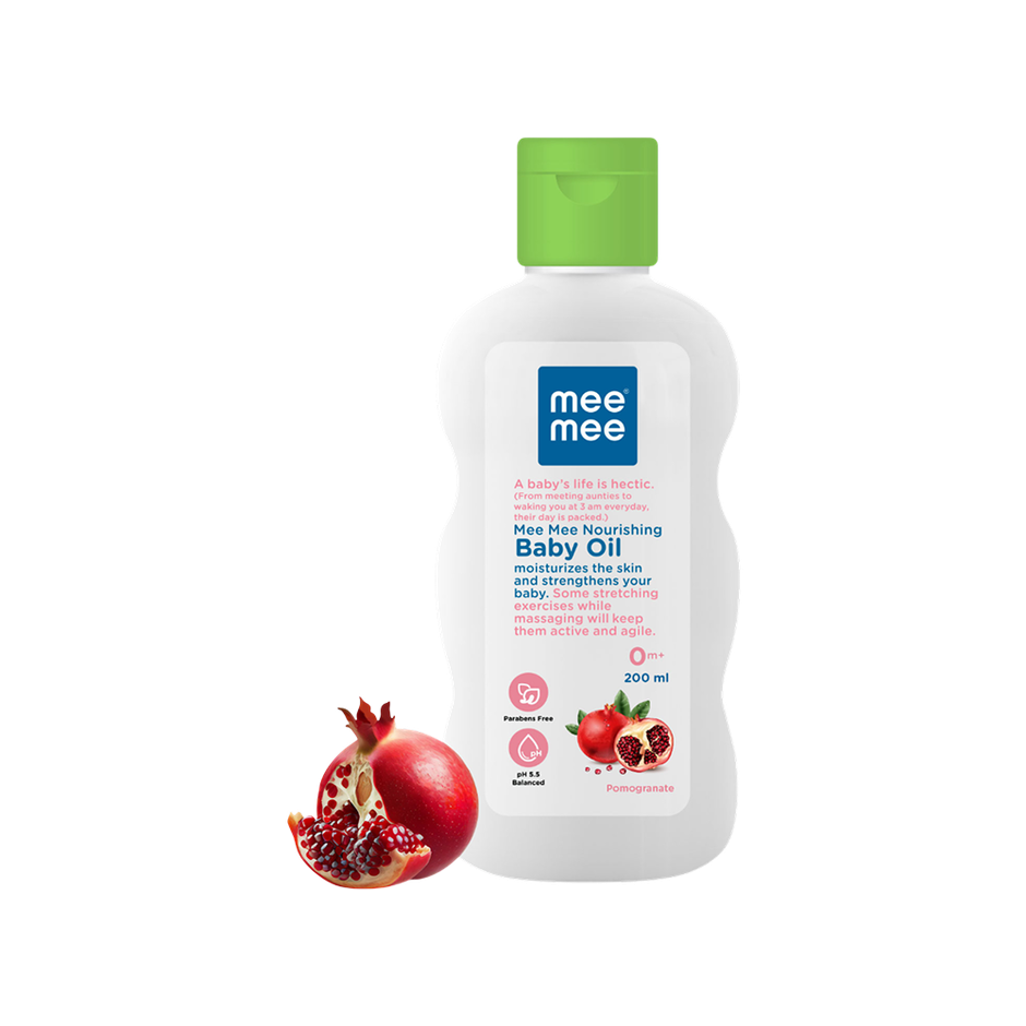 Mee Mee Baby Oil with Fruit Extracts | Newborn Friendly