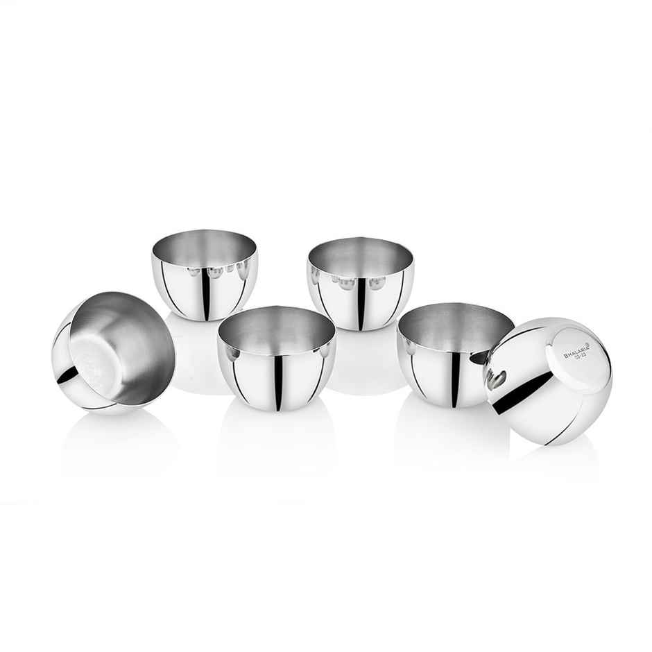 Steelera Stainless Steel Apple Bowl / Wati / Katori | Food Safe | 270 ml