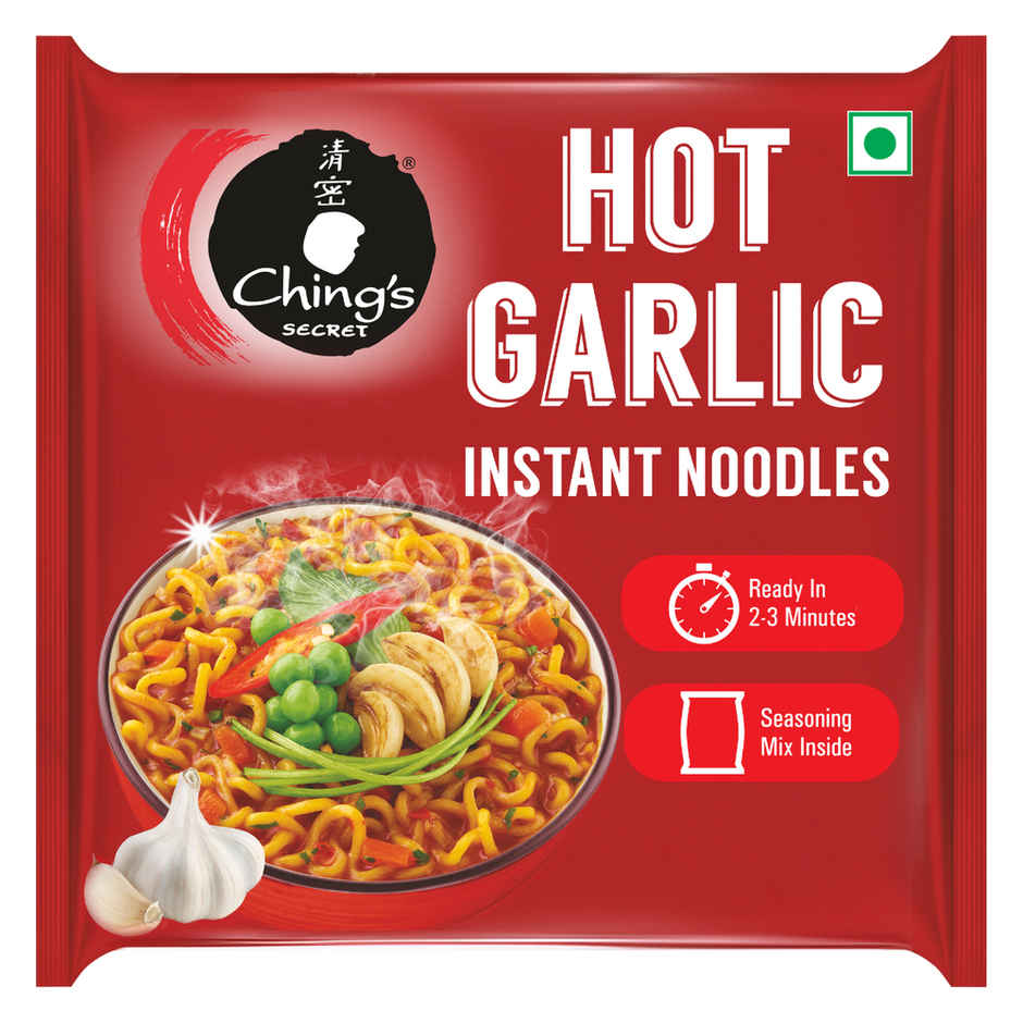 Ching's Secret Hot Garlic Instant Noodles Pouch Combo