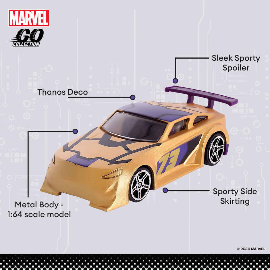 Hasbro Marvel Go | Thanos - Diecast Toy Car