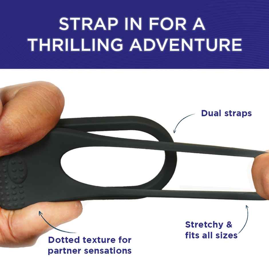 Skore Thrills Dual Strap Vibrating Ring | Compact & Convenient