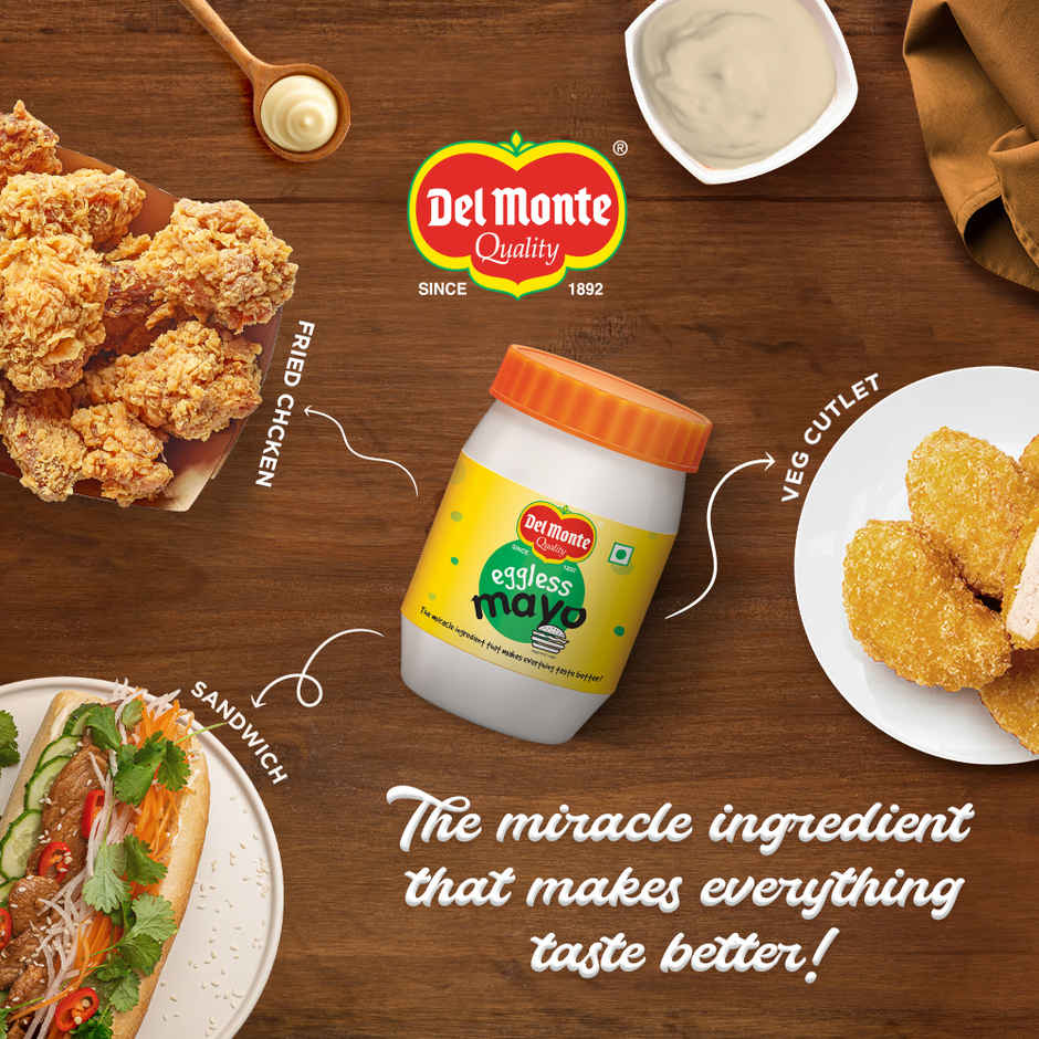 Del Monte Eggless Mayo Bottle