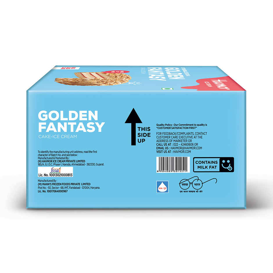 Havmor Golden Fantasy Cakes