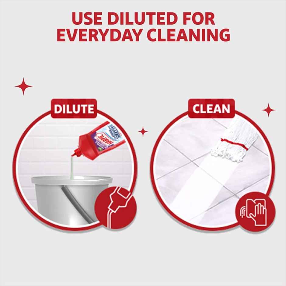 Harpic Floral Bathroom Cleaner Liquid | Removes Bathroom Stains