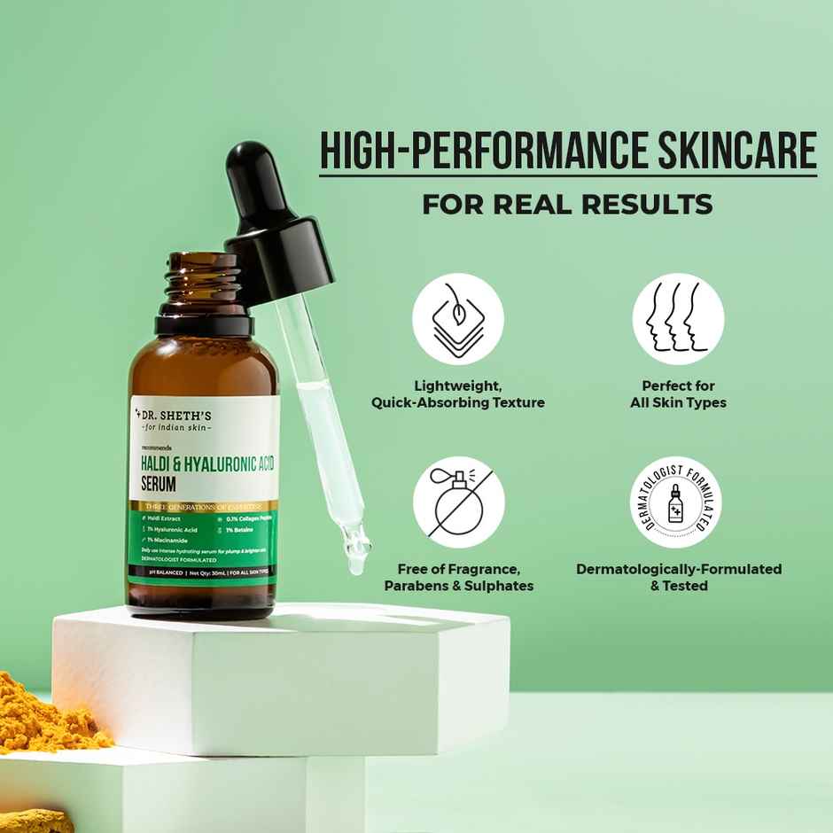 Dr. Sheth's Haldi & Hyaluronic Acid Serum
