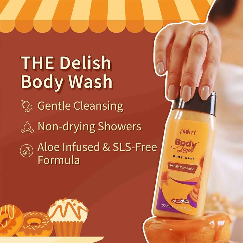 Plum BodyLovin Vanilla Caramello Bath & Body Gift Set