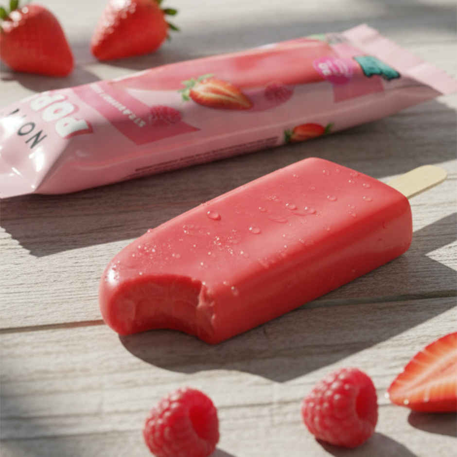Noto Strawberry Raspberry Sugar Free Popsicle