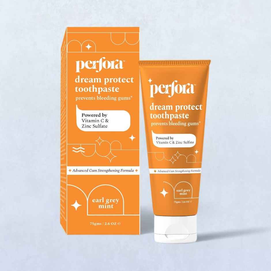 Perfora Dream Protect Earl Grey Toothpaste For Strong Gum Protection