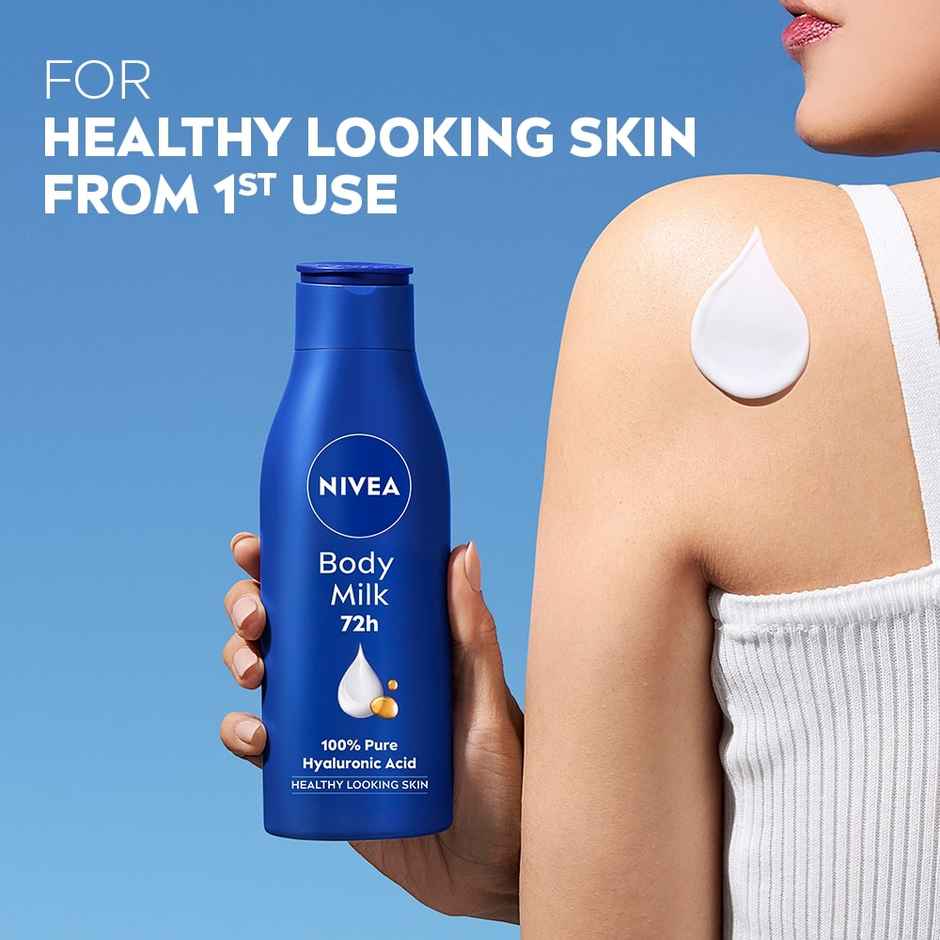 NIVEA Nourishing Body Lotion Body Milk|48 H Moisturization|2X Almond Oil|For Very Dry Skin