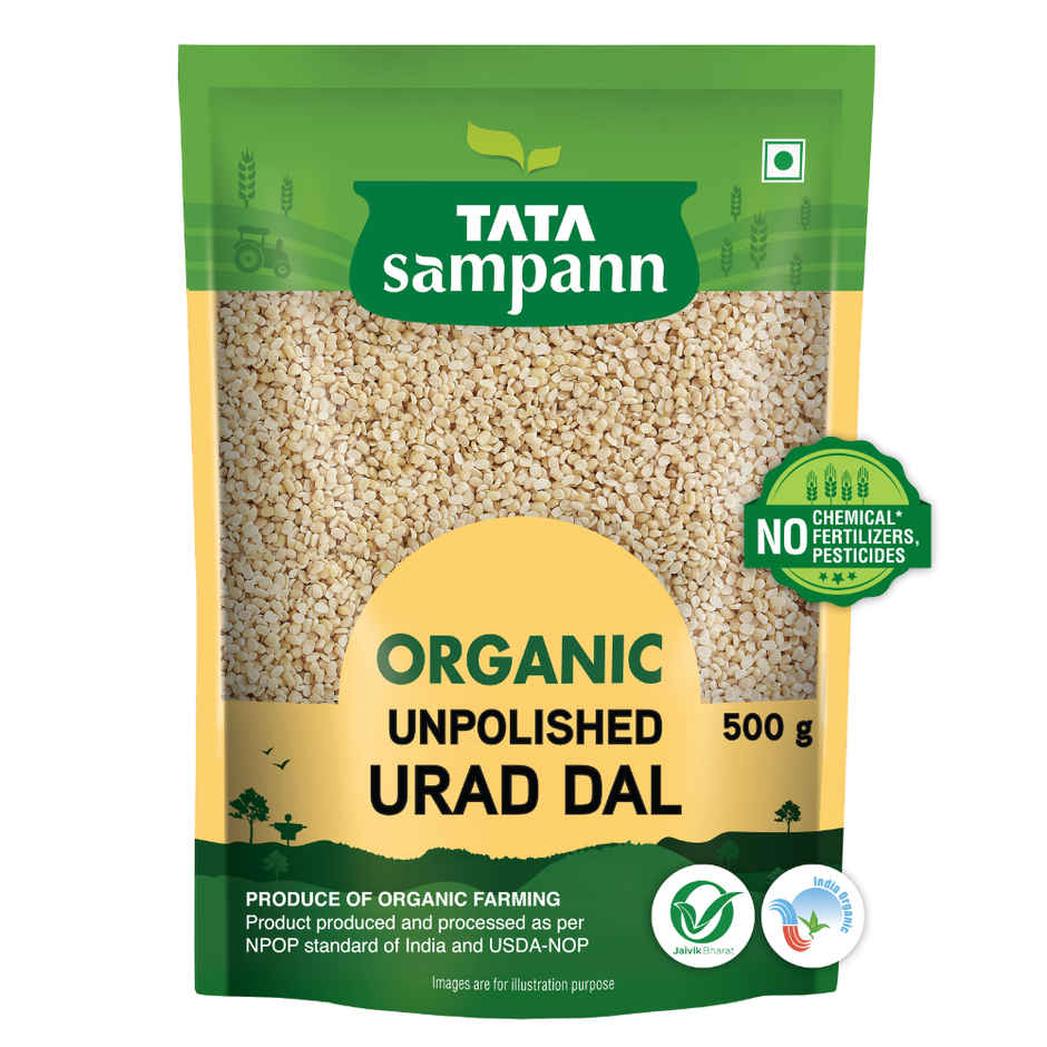 Tata Sampann Organic Unpolished Urad Dal
