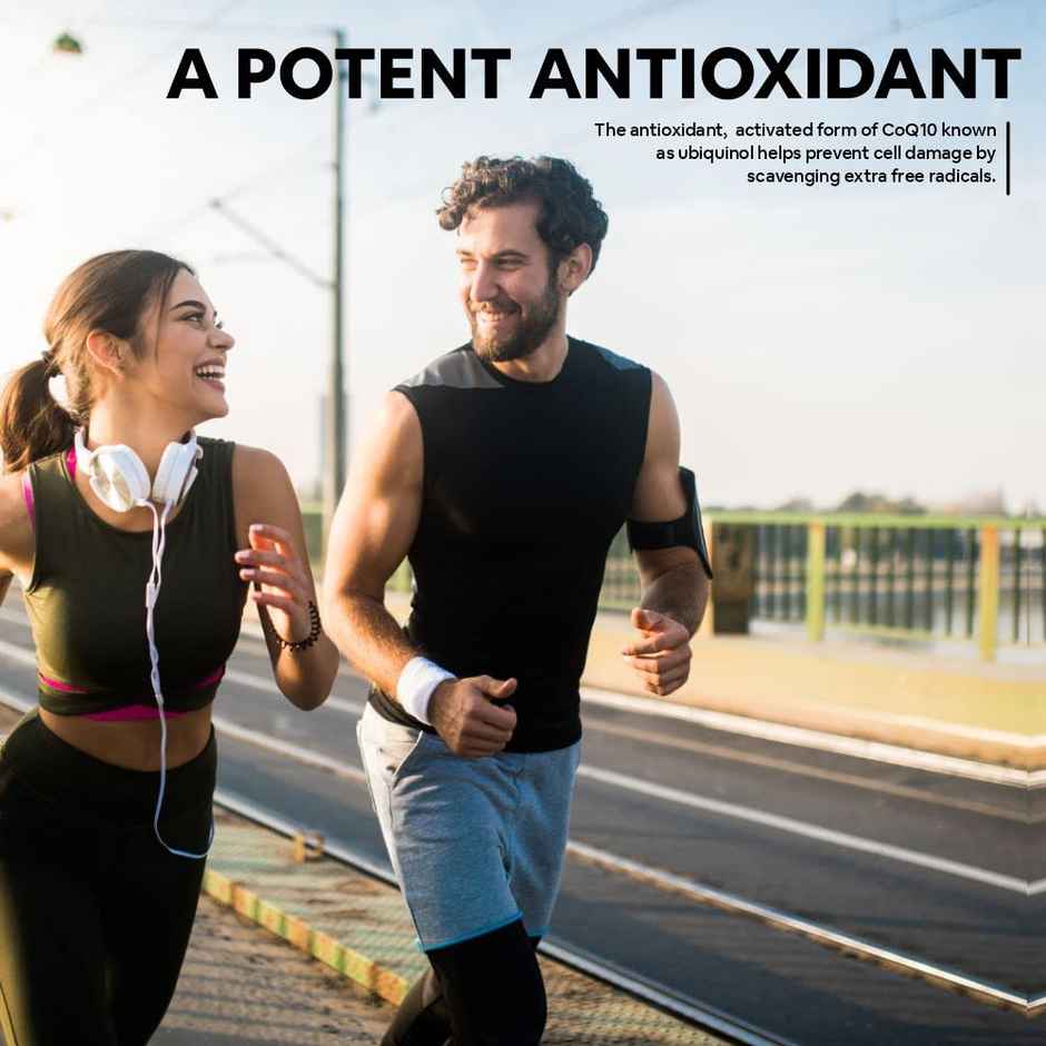 Carbamide Forte Coq10 Coenzyme Q10-120mg Capsule with Piperine 5mg Supplement 30 Veg Capsules