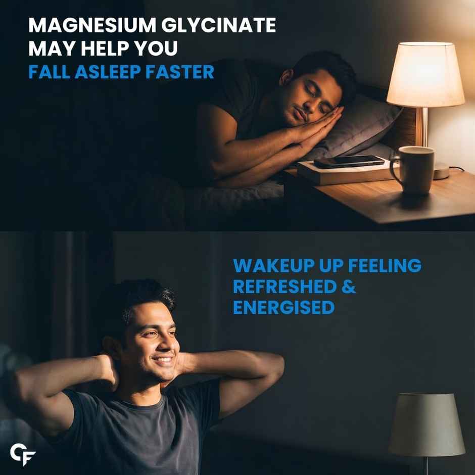 Carbamide Forte Chelated Magnesium Glycinate Supplement 2000mg Per Serving | Magnesium Supplement