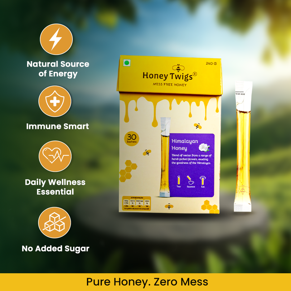 Honey Twigs Himalayan Honey | 30 Twigs Pack