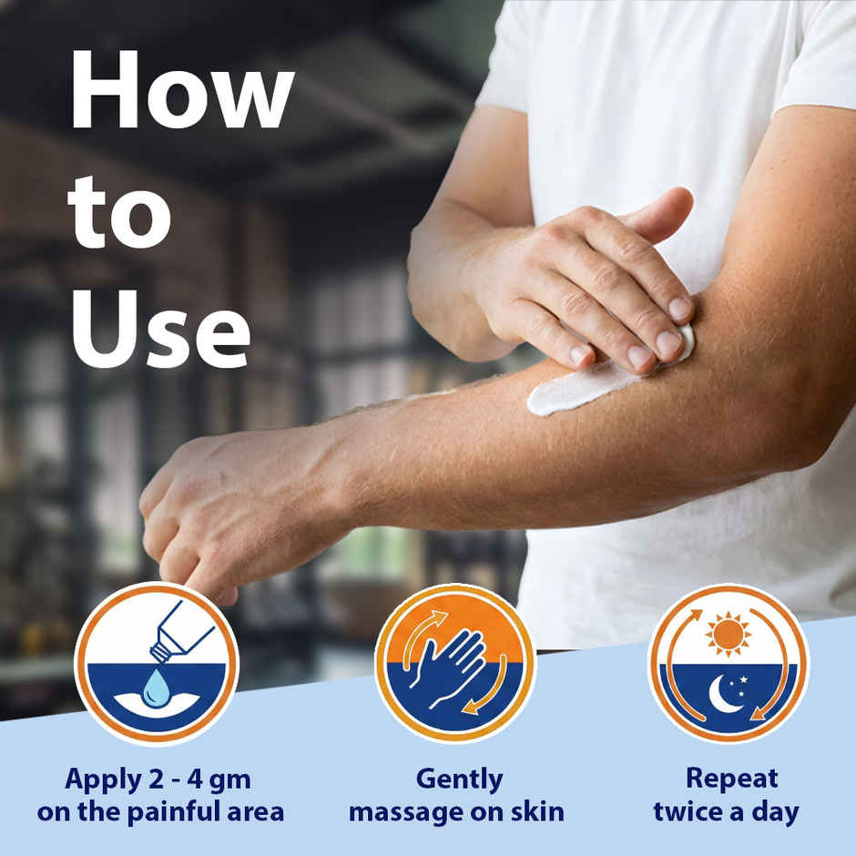 Voltaren Pain Relief Gel for Chronic Joint Pain, Muscle Pain, Strains & Sprains
