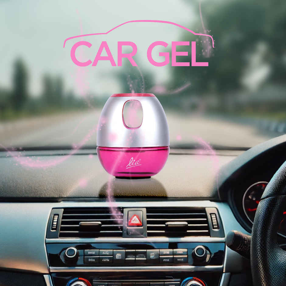 Lia Mango Caramel Car Gel | Long Lasting Air Freshener for Car | From House of Cycle