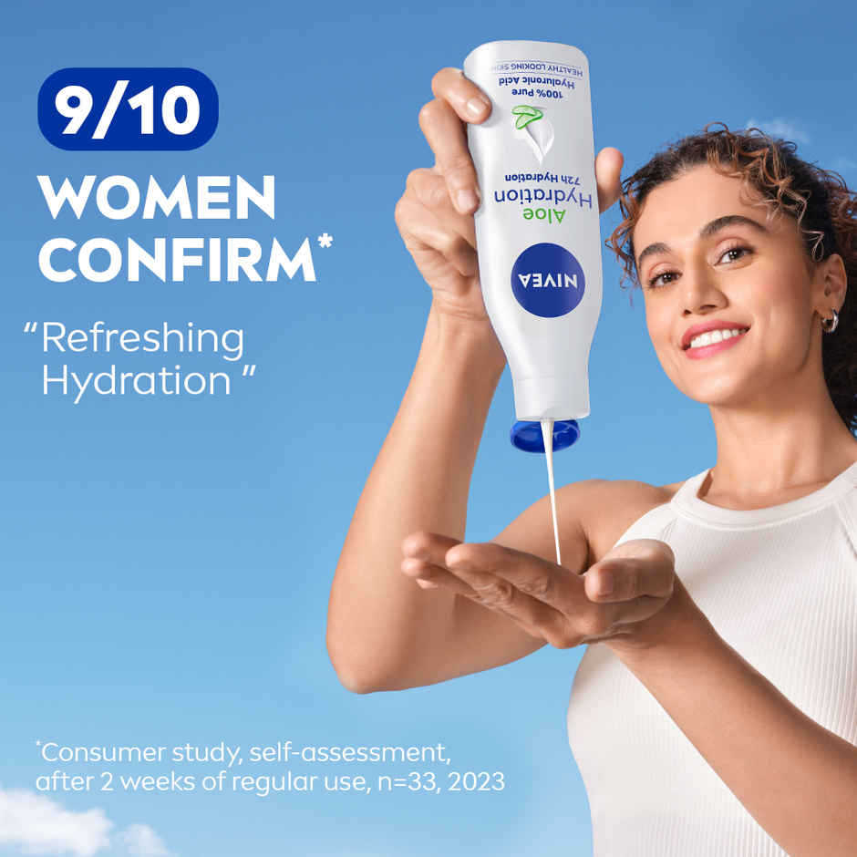 NIVEA Aloe Hydration Body Lotion|Refreshing Hydration|Non Sticky Feel|With Aloe Vera