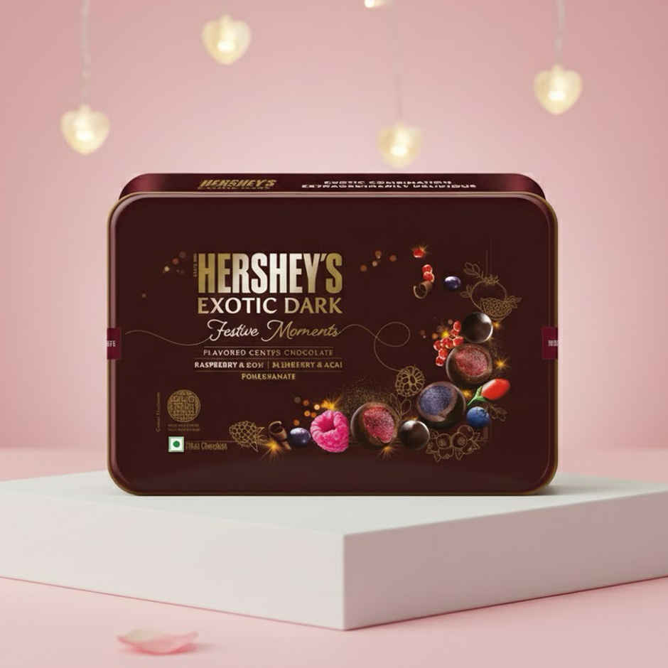 Hershey's Exotic Dark Festive Moments Tin Pack | Chocolate Assortment