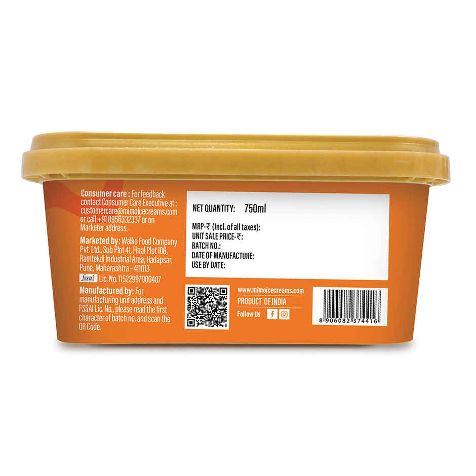Mimo Alphonso Mango Divine Ice Cream Tub