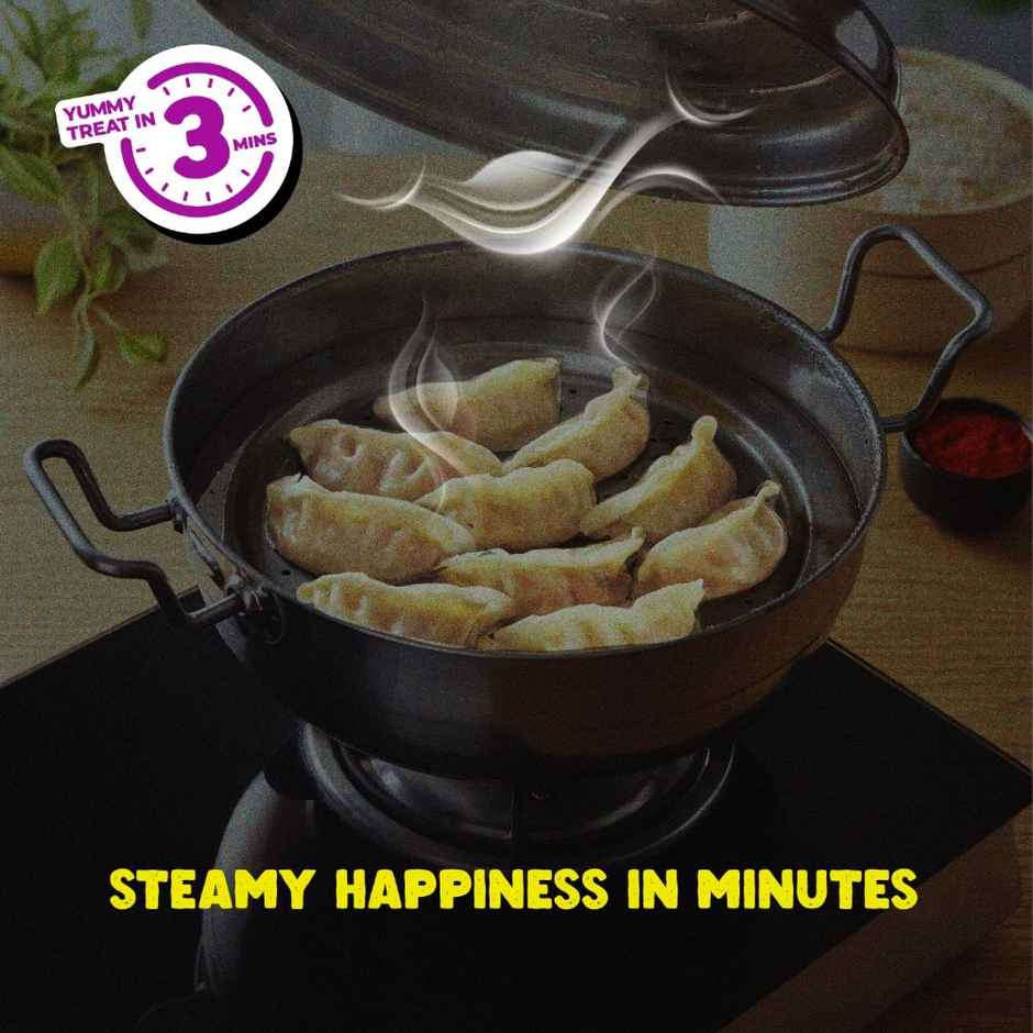 HyFun Mixed Veg Momos, Ready to Cook | Frozen