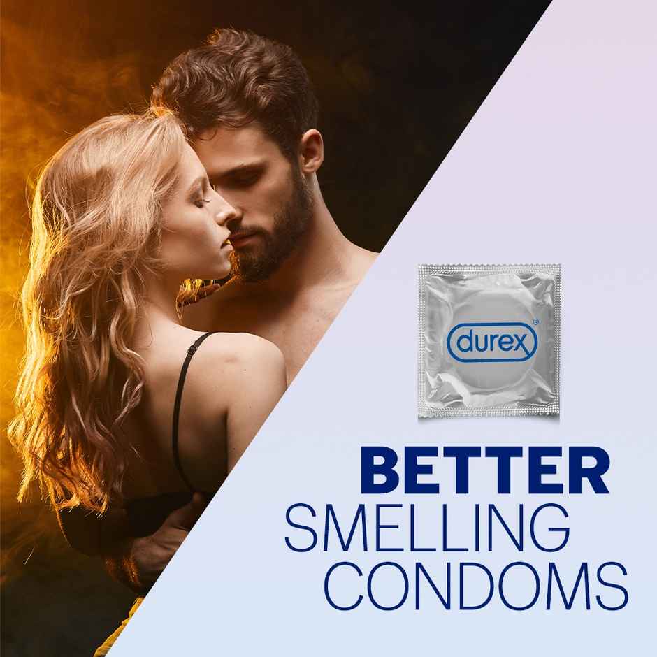 Veet Men Hair Removal Cream - Sensitive Skin(50gms) & Durex Invisible Condom - Super Ultra Thin Condoms(10pc) Combo