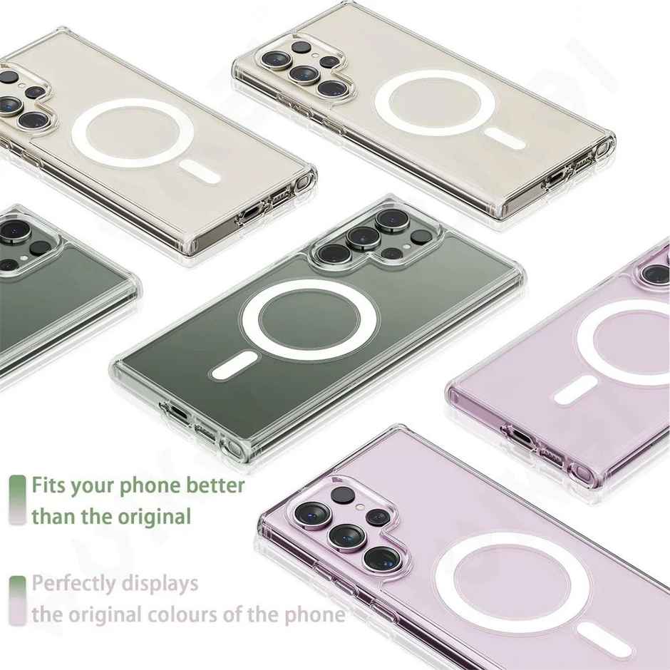 Artistque Case for Samsung S23 Ultra 5g Back Cover - Transparent Clear Magsafe