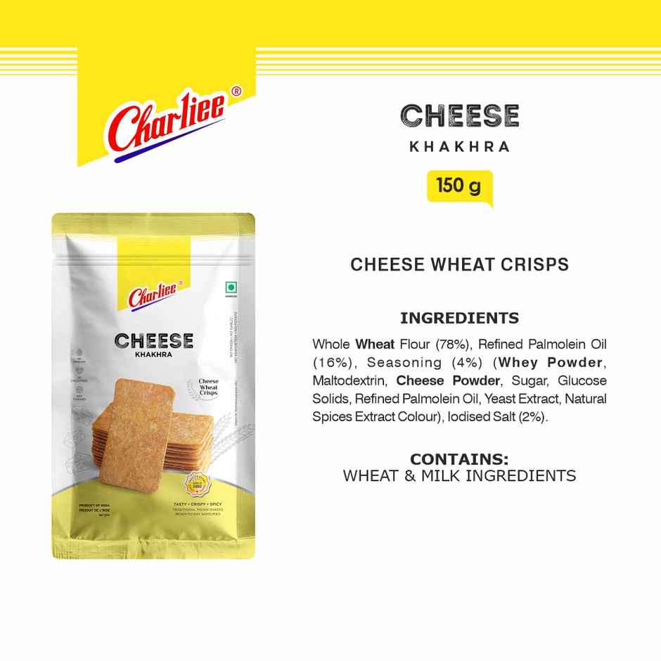 CHARLIEE Cheese Khakhra