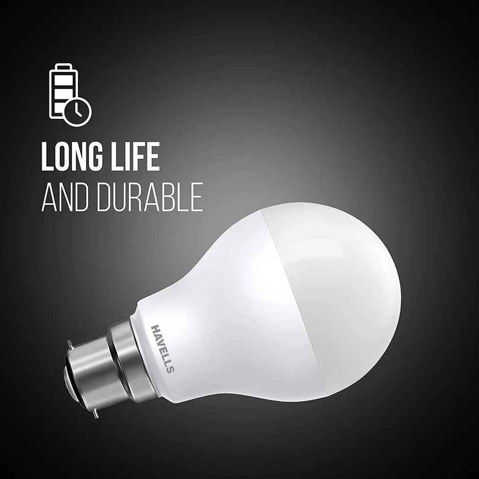 Havells 9W Led Bulb (Cool White), B22 Pack Of 1 Combo 