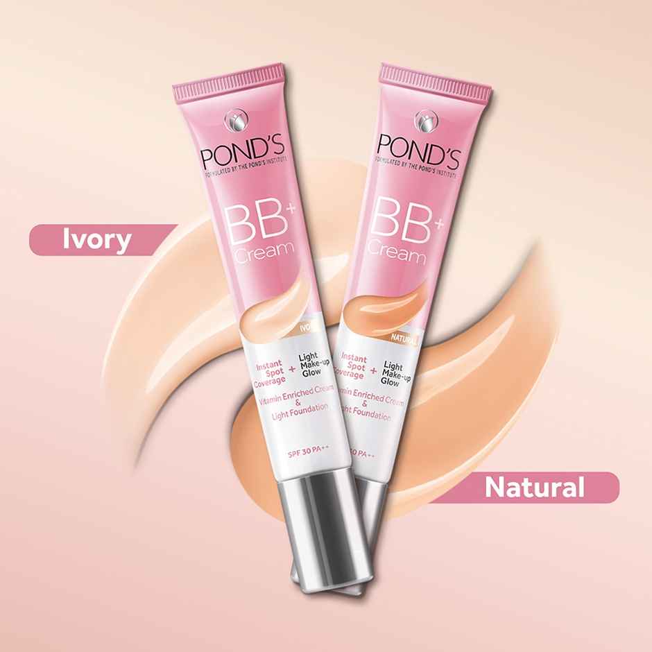 Pond's Bb+ Cream Instant Spot Coverage + Light Make-Up Glow Natural
