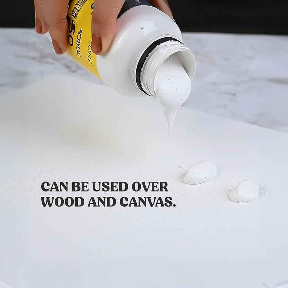 Granotone Artist Acrylic Gesso Paint (White)