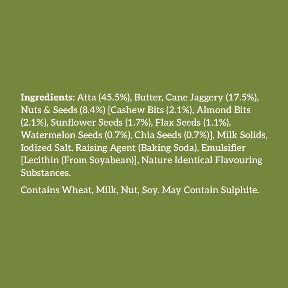 Right Shift Jaggery Atta Cookies | No Palm Oil, 0% Maida, 0% Refined Sugar