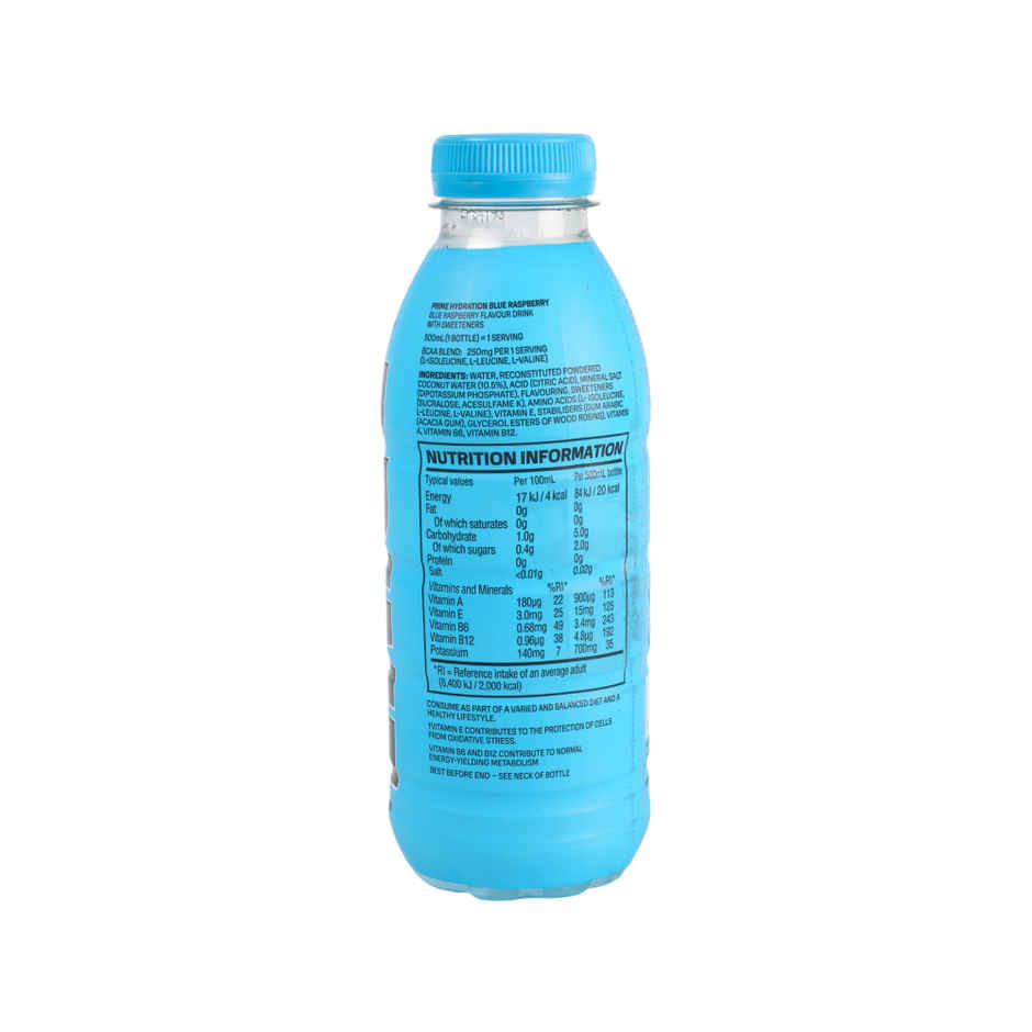 Prime Hydration Blue Raspberry Energy Drink Combo