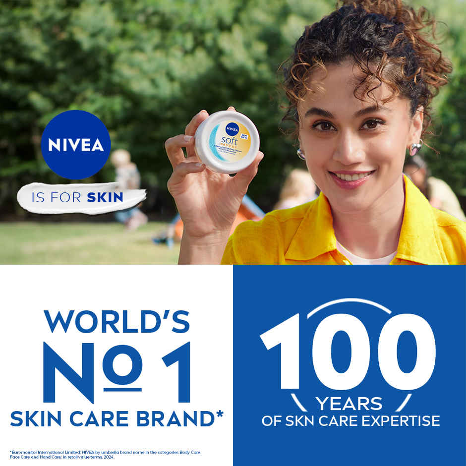 NIVEA Soft Daily UV Light Moisturising Cream with SPF-15