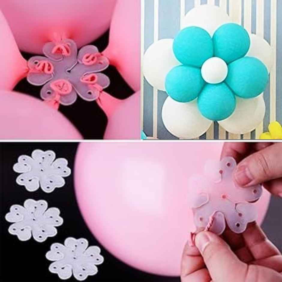 Balloon Decoration Clips | Pack Of 6 | Let's Vybe