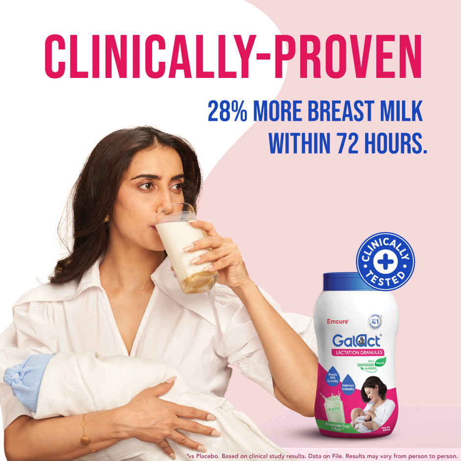 Galact Granules | Lactation Supplement with Shatavari | Elaichi Flavour