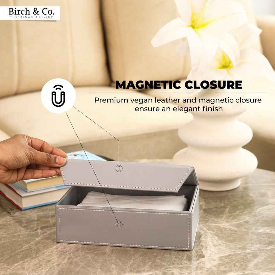 Birch & Co. Tissue Box - Grey