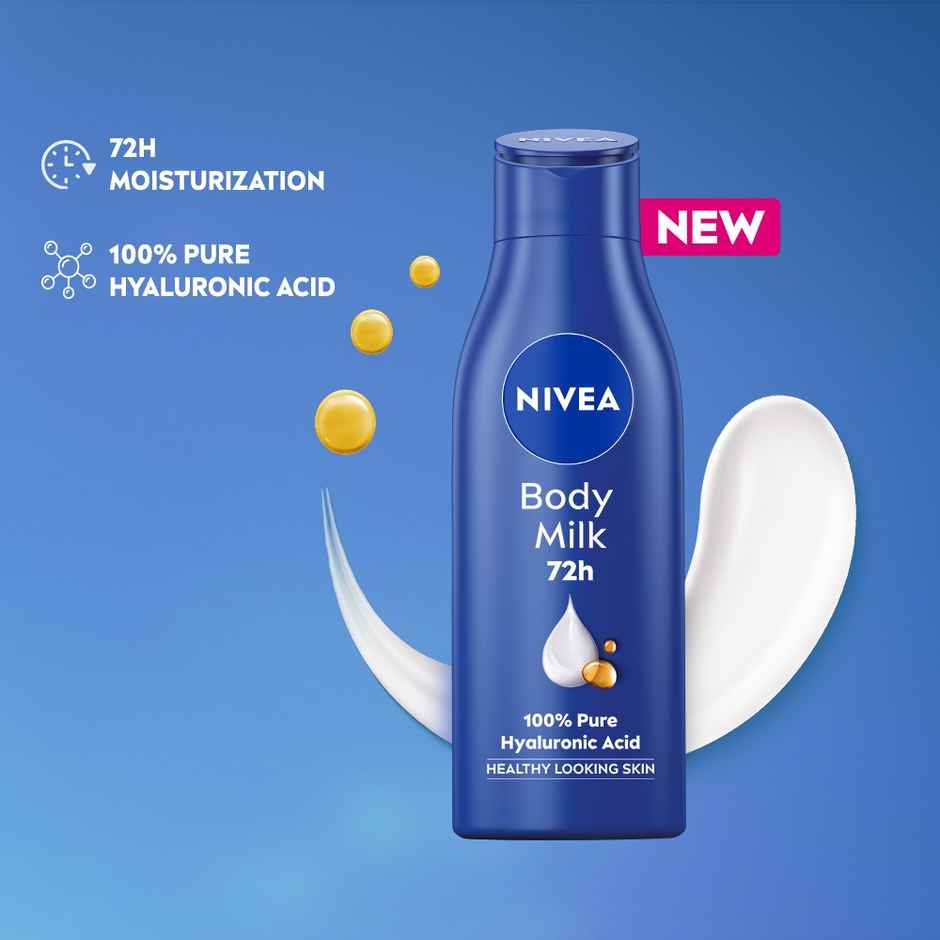 NIVEA Nourishing Body Lotion Body Milk|48 H Moisturization|2X Almond Oil|For Very Dry Skin