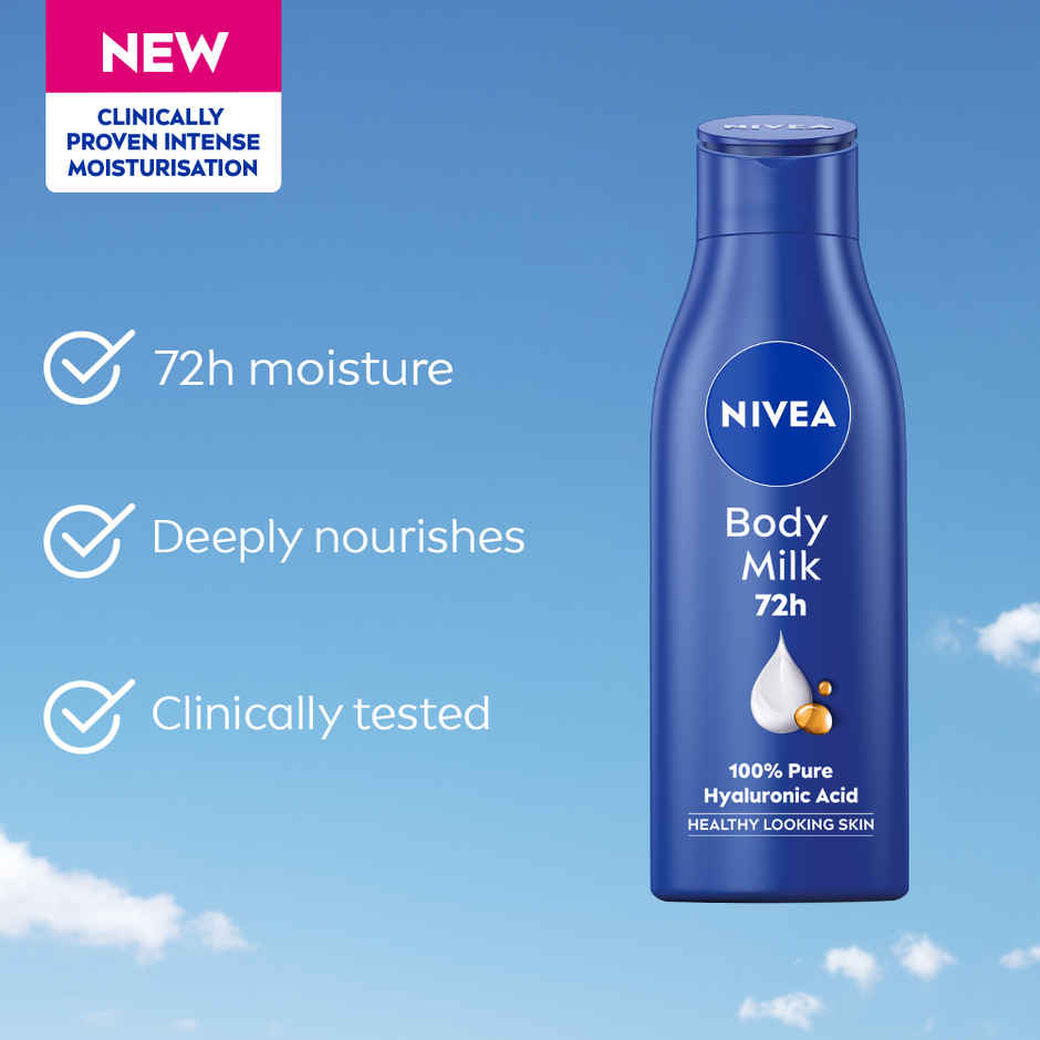 NIVEA Nourishing Body Lotion Body Milk|48 H Moisturization|2X Almond Oil|For Very Dry Skin
