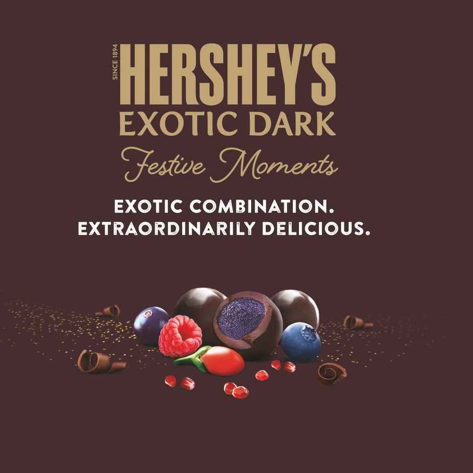 Hershey's Exotic Dark Festive Moments Tin Pack | Chocolate Assortment