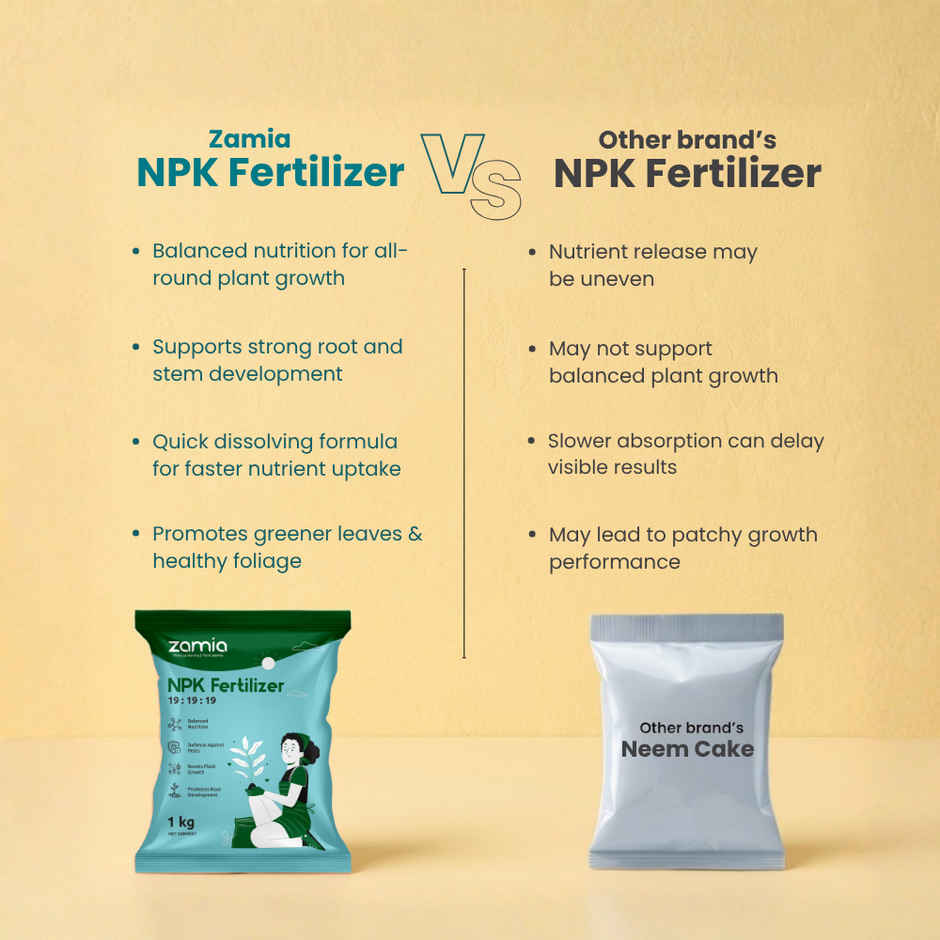 Zamia NPK Fertilizer | Balanced Plant Food for All Plants | By Nurturing Green
